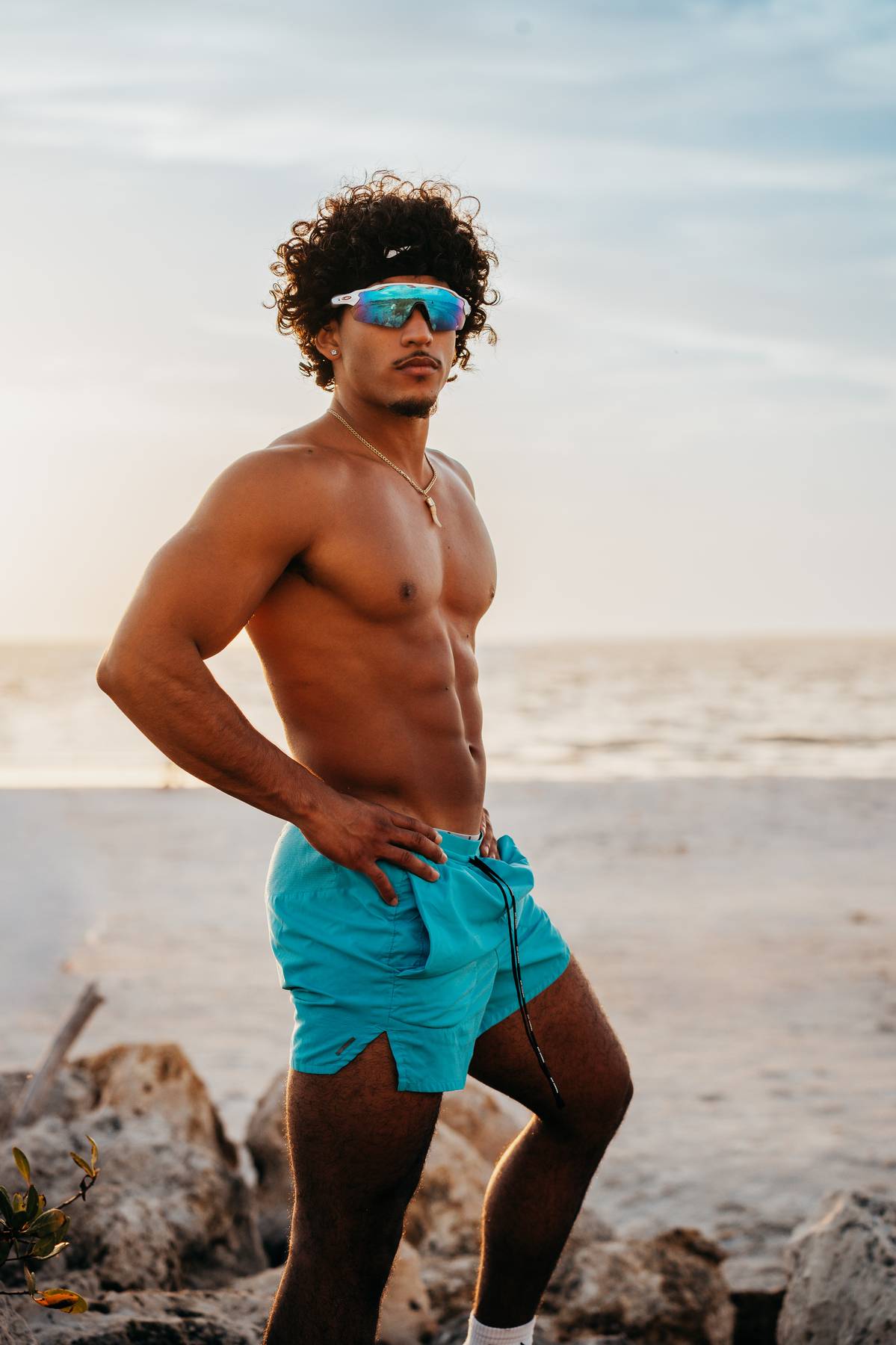 Portrait of Johnny Delgado on a Southwest Florida beach